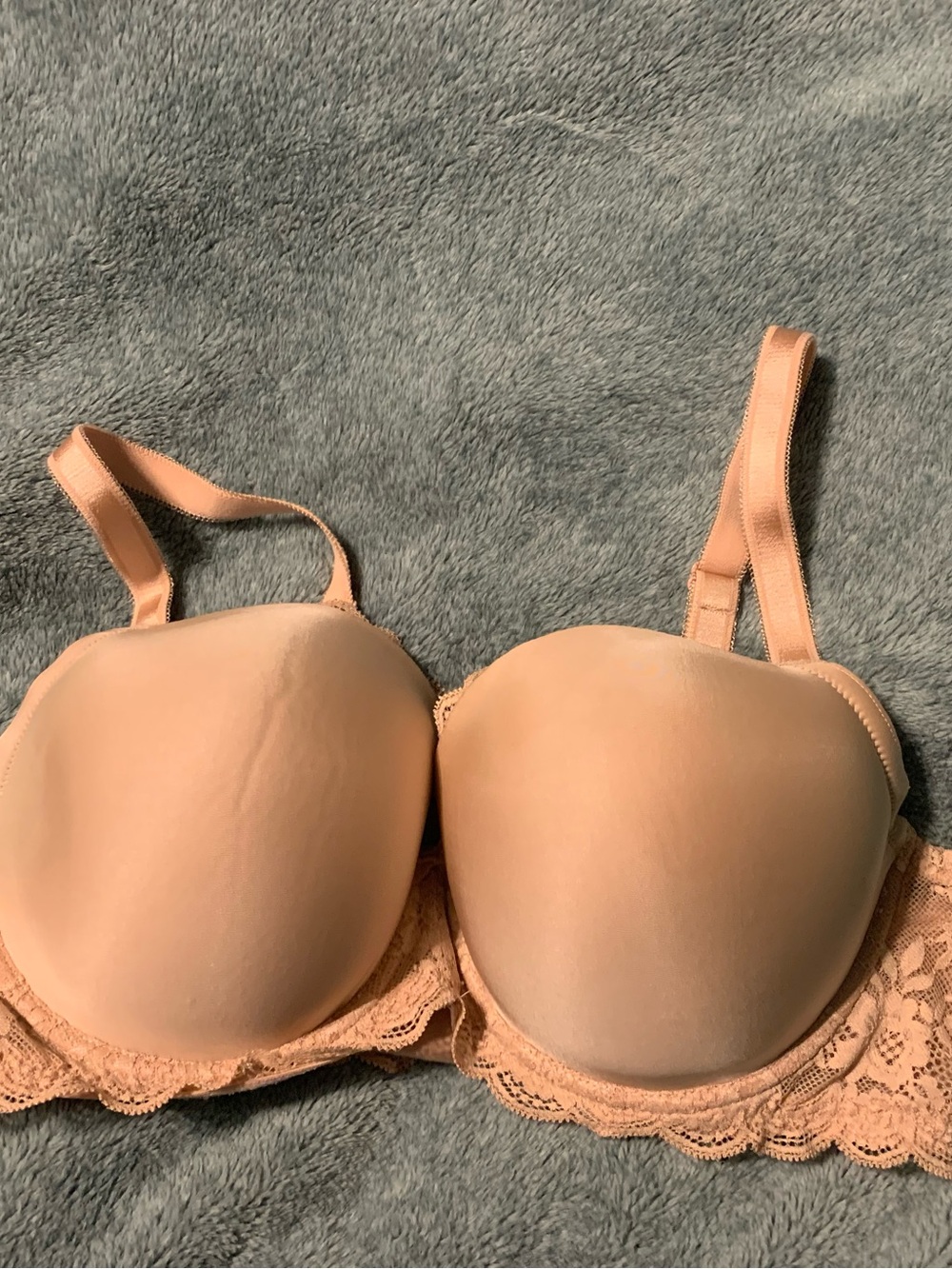 Nude Lace Trim T-Shirt Bra - Women Intimates & Sleepwear